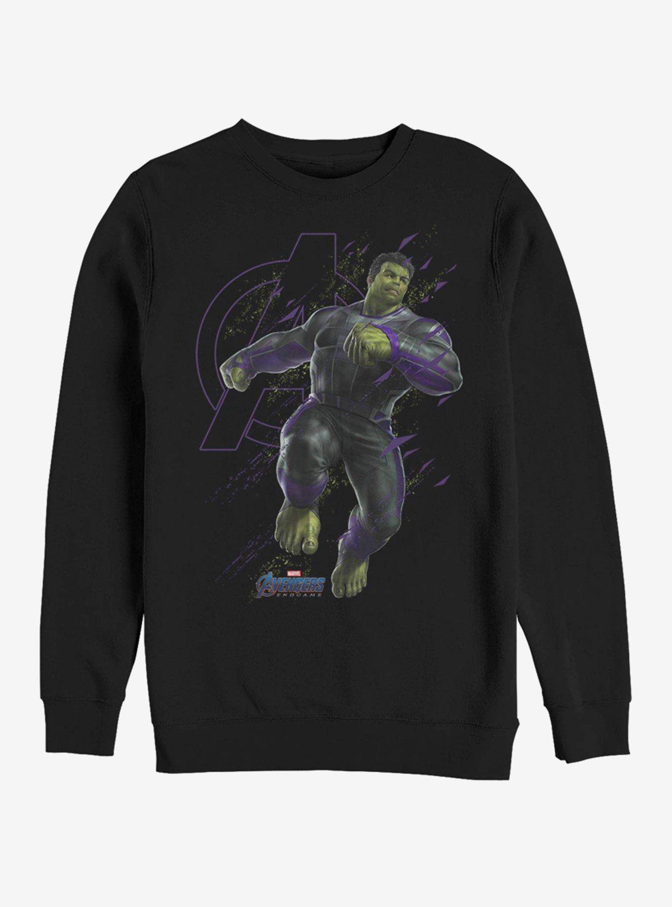 Marvel Avengers: Endgame Hulk Particles Sweatshirt, BLACK, hi-res