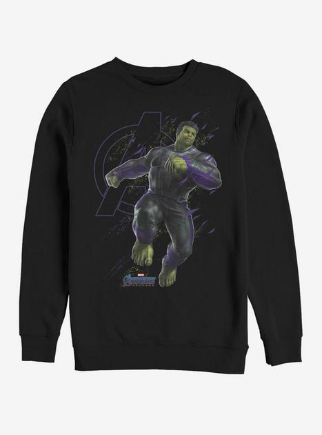 Marvel Avengers: Endgame Hulk Particles Sweatshirt - BLACK | Hot Topic
