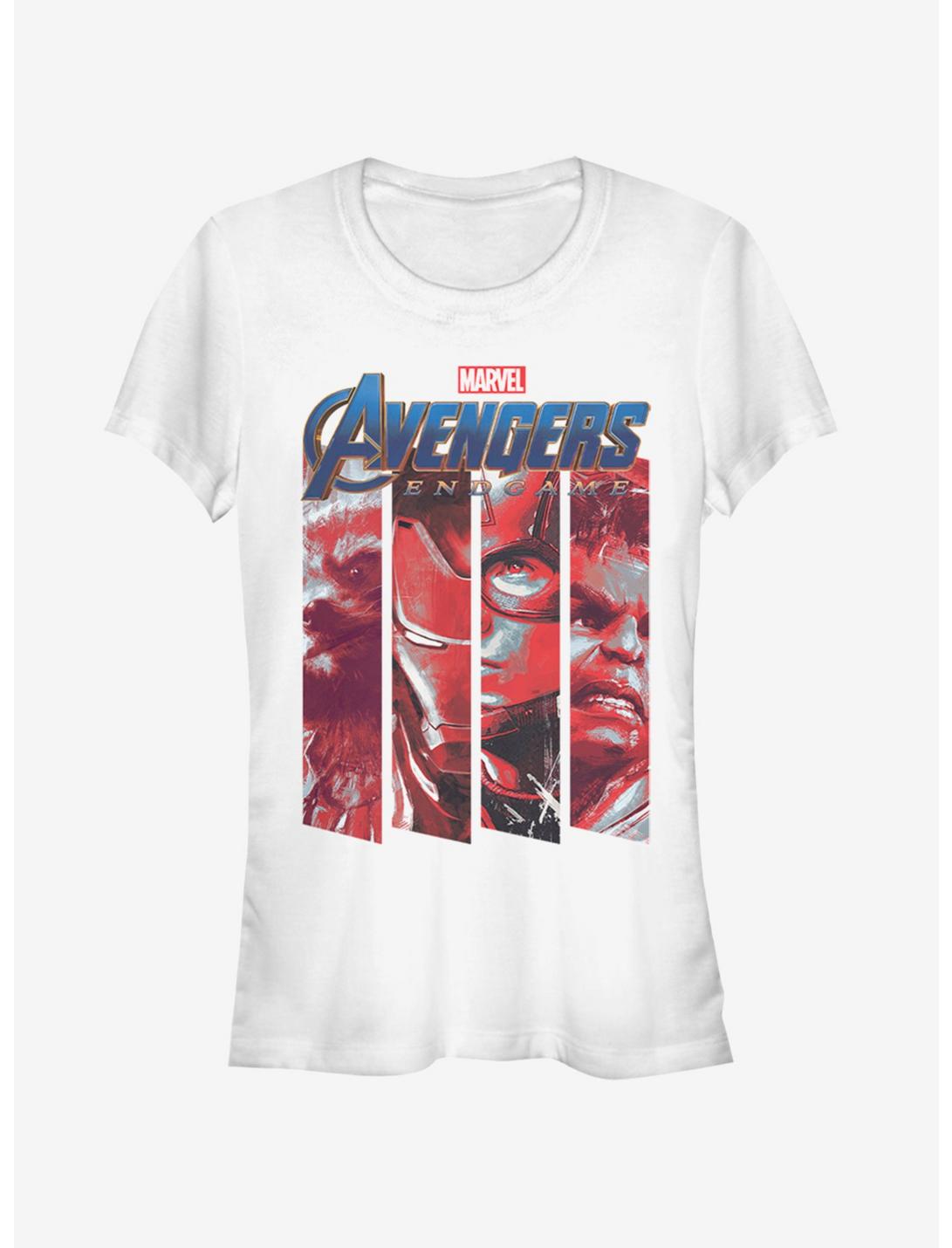 Marvel Avengers: Endgame Four Strong Girls White T-Shirt, WHITE, hi-res