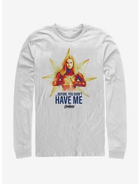 Marvel Avengers: Endgame Marvel Time White Long-Sleeve T-Shirt, , hi-res