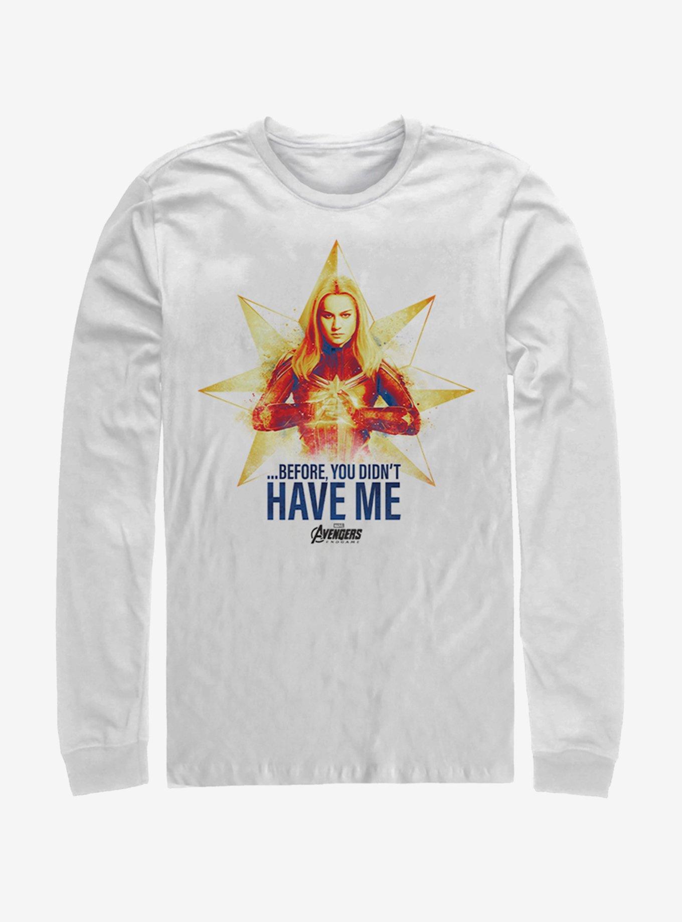 Marvel Avengers: Endgame Marvel Time White Long-Sleeve T-Shirt, WHITE, hi-res