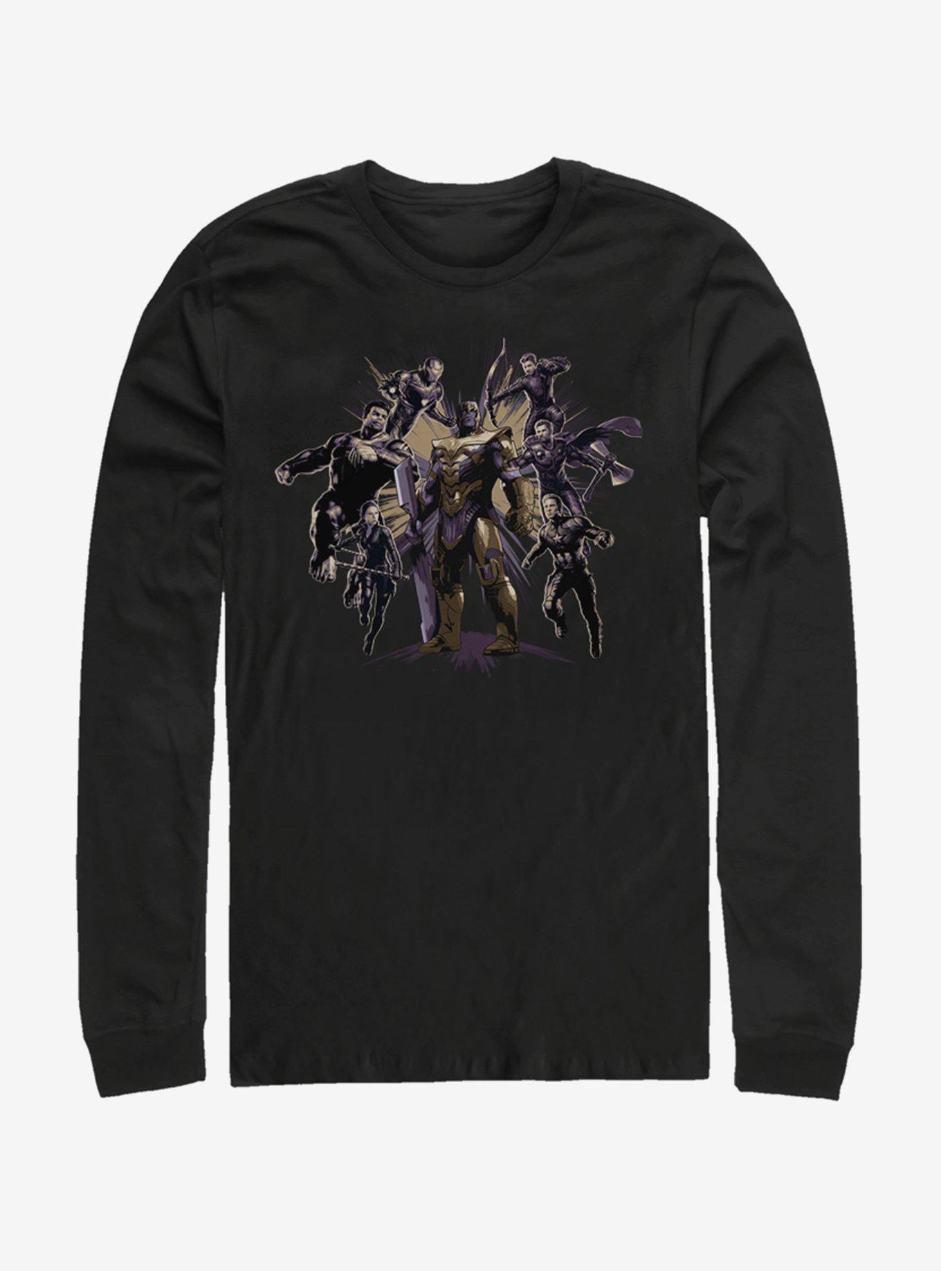 Marvel Avengers: Endgame Villain Pose Long-Sleeve T-Shirt, , hi-res