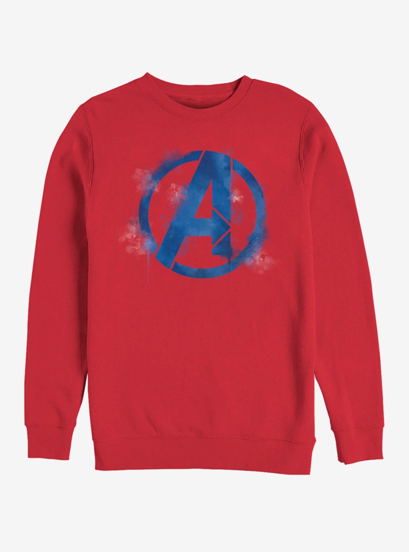 Red cheap marvel sweatshirt