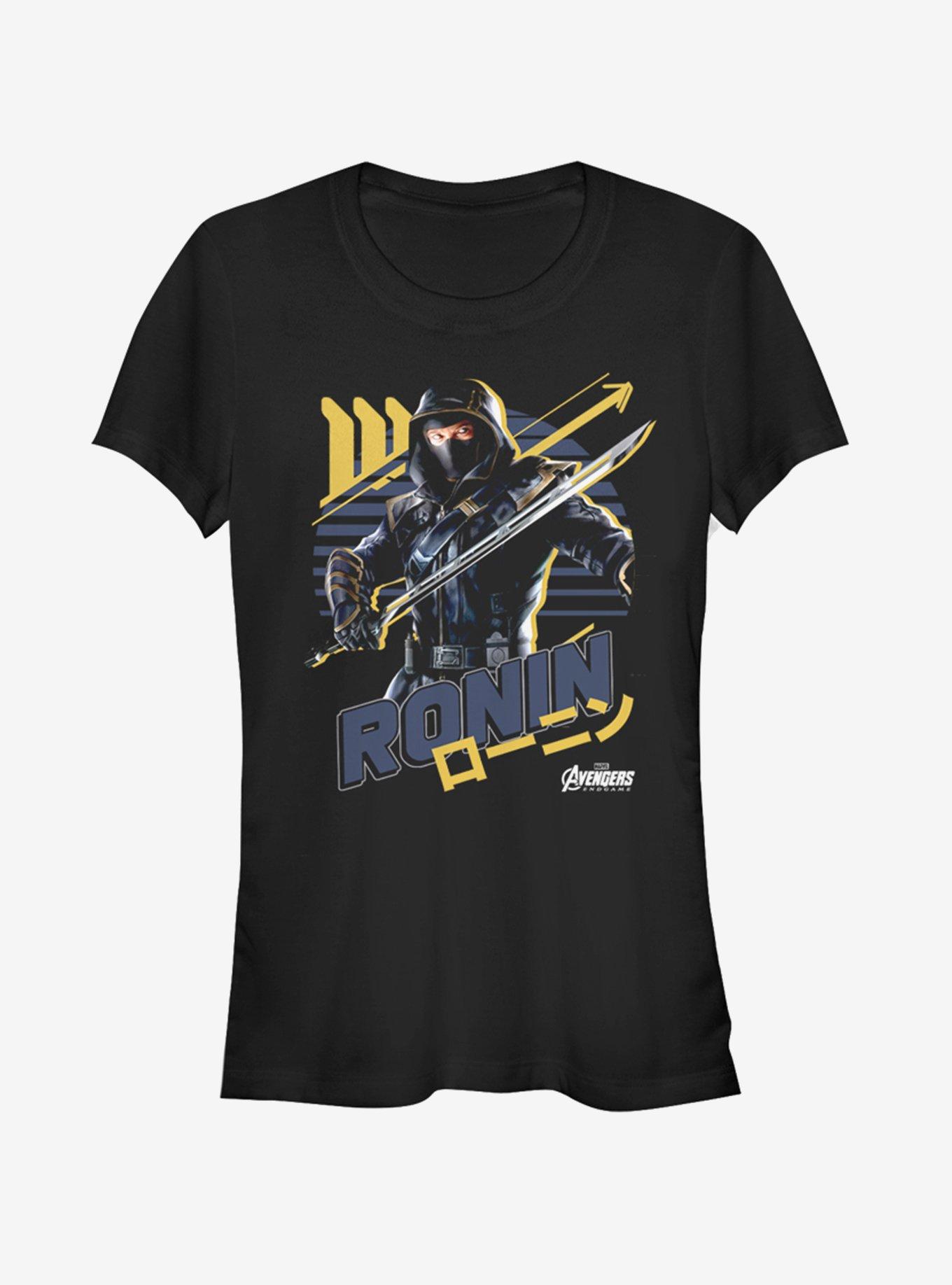 Marvel Avengers: Endgame Ninja Sunset Girls T-Shirt, BLACK, hi-res