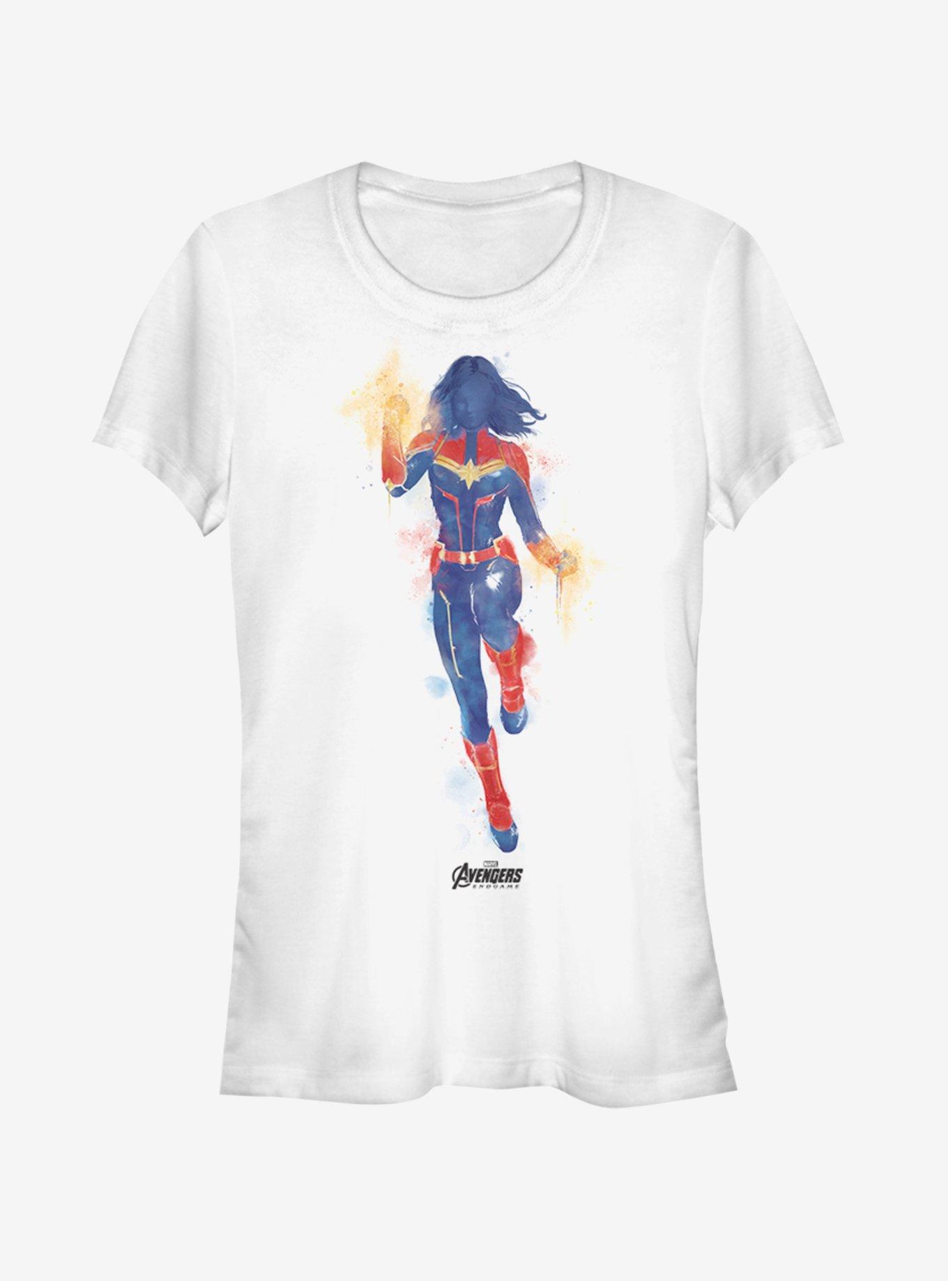 Marvel Avengers: Endgame Marvel Painted Girls White T-Shirt, WHITE, hi-res