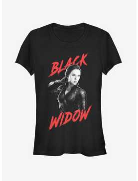 Marvel Avengers: Endgame High Contrast Black Widow Girls T-Shirt, , hi-res