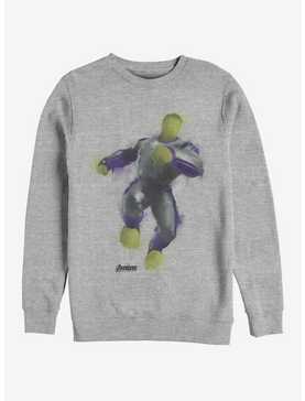Marvel Avengers: Endgame Hulk Painted Heathered Sweatshirt, , hi-res