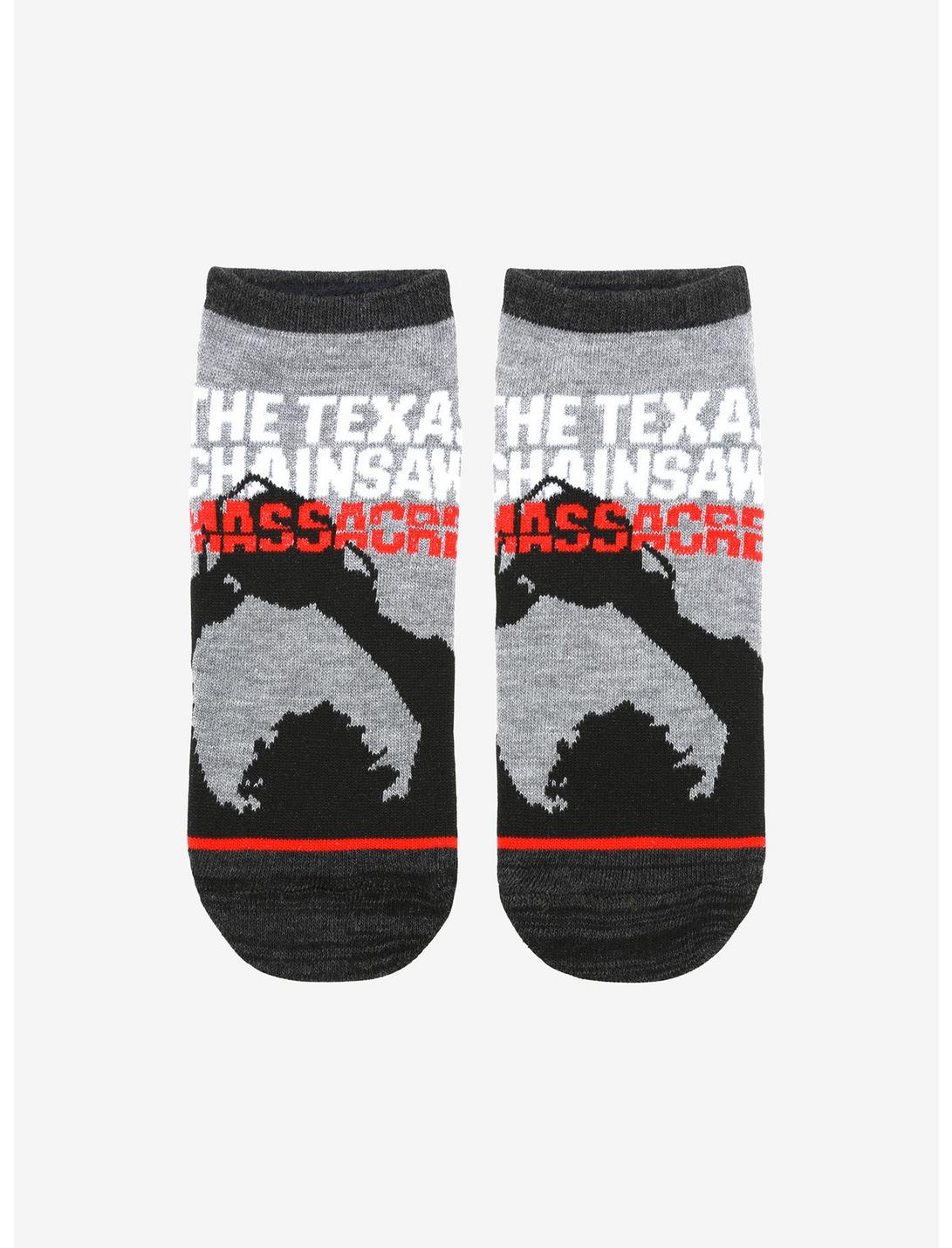 The Texas Chainsaw Massacre Silhouette No-Show Socks, , hi-res