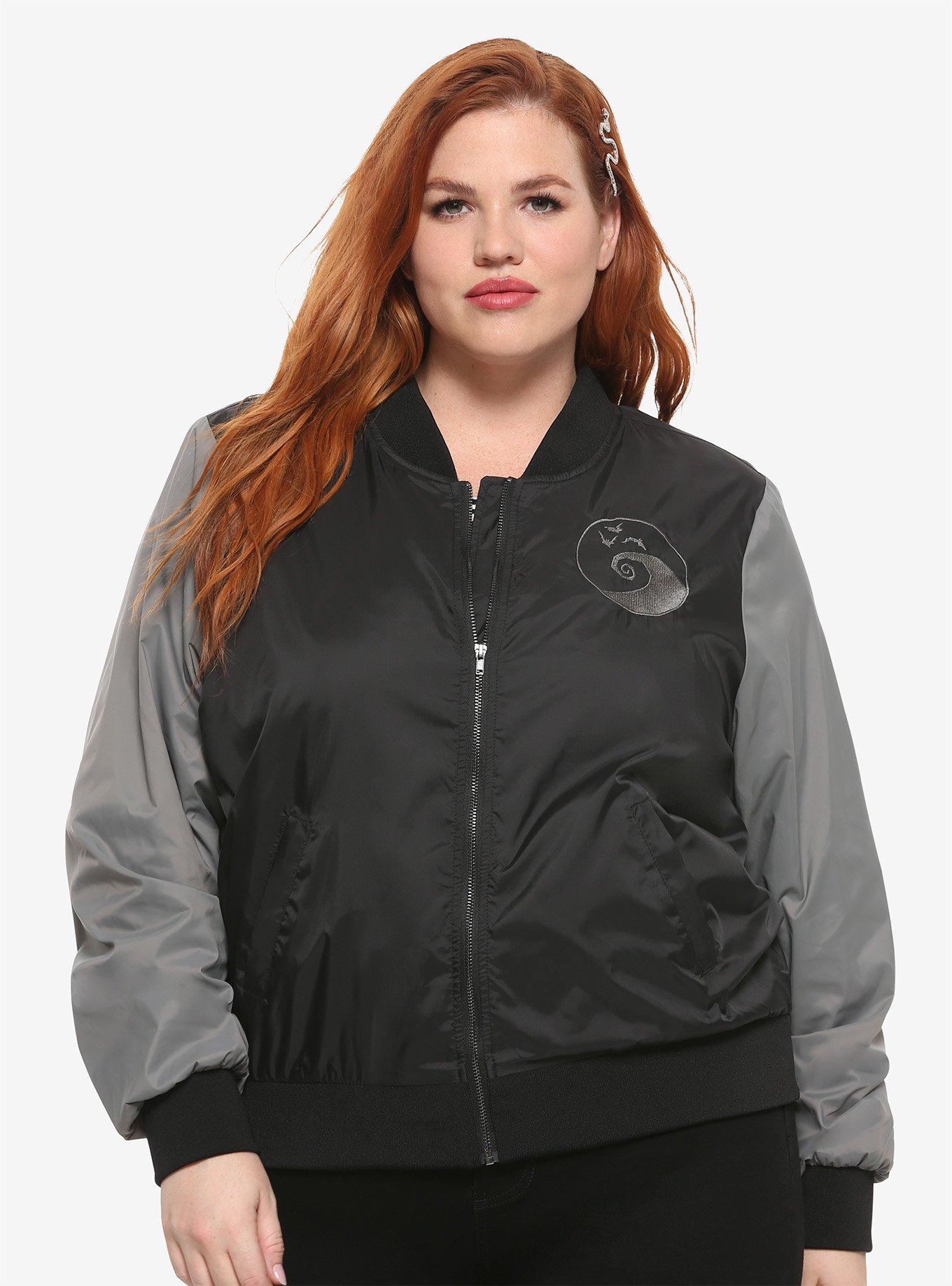 Ladies plus size hot sale bomber jacket