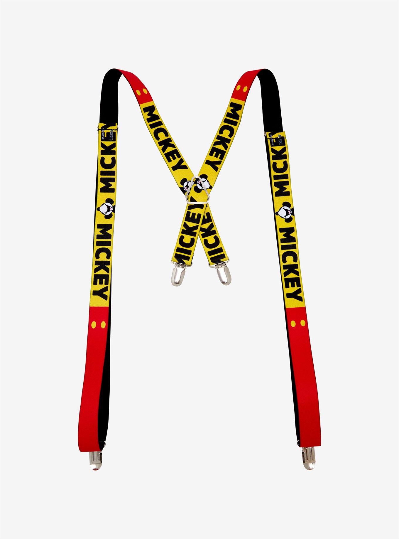 Disney Mickey Mouse Color-Block Suspenders, , hi-res