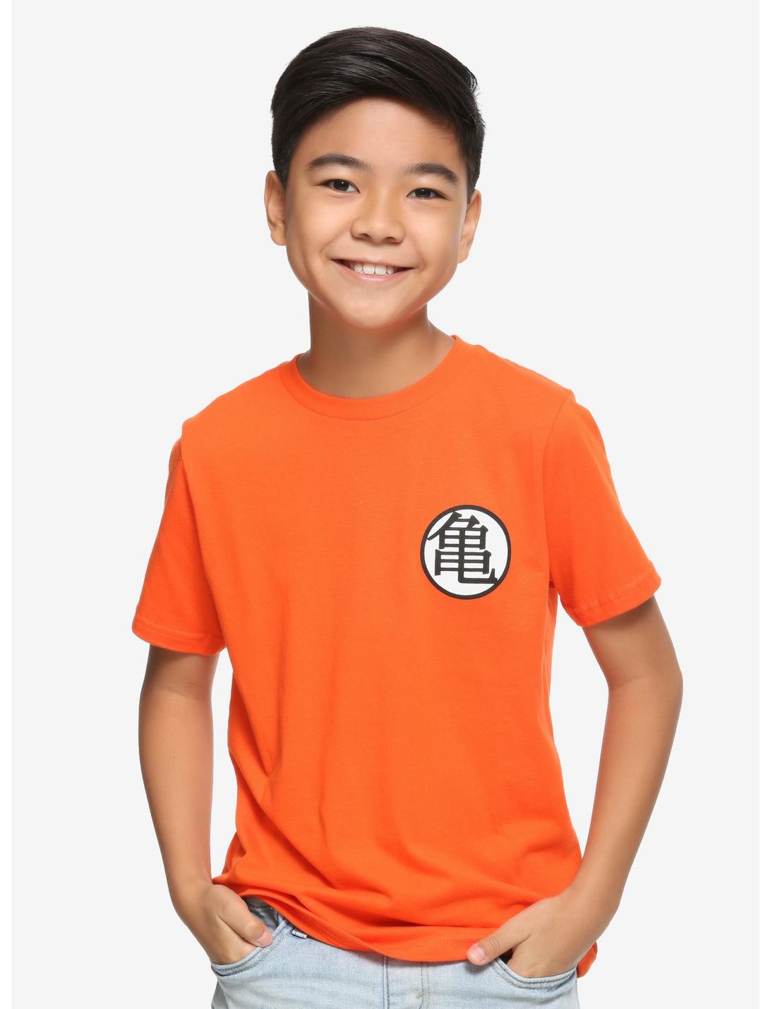Dragon Ball Z Orange Kame Youth T-Shirt - BoxLunch Exclusive, ORANGE, hi-res