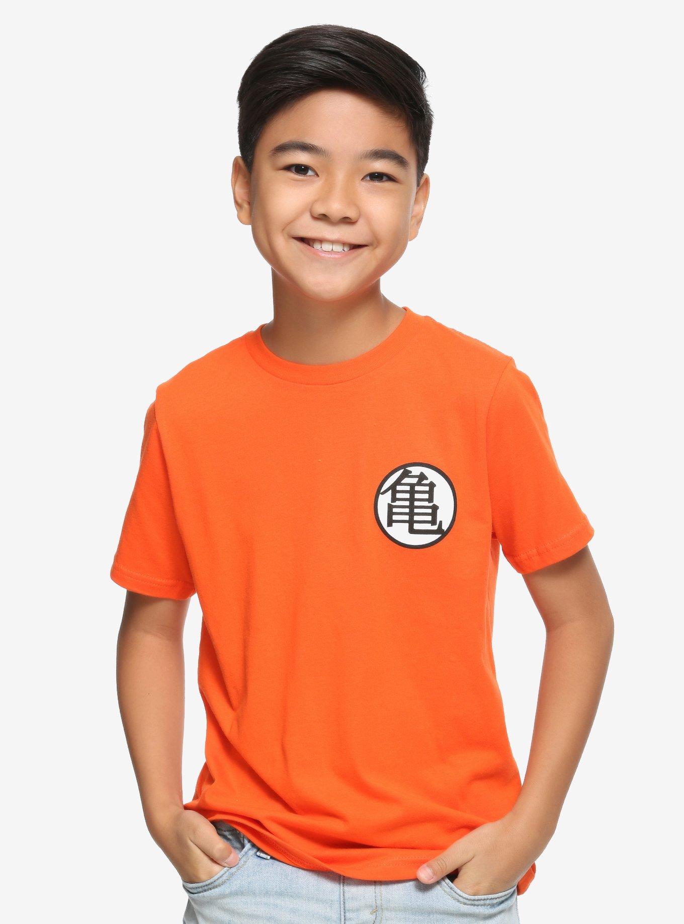 Dragon Ball Z Orange Kame Youth T-Shirt - BoxLunch Exclusive, ORANGE, hi-res