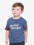 Harry Potter Mischief Managed Varsity Toddler T-Shirt - BoxLunch Exclusive, NAVY, hi-res