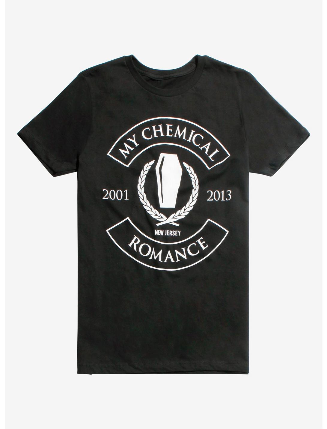 My Chemical Romance Coffin Emblem T-Shirt, BLACK, hi-res