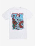 Grateful Dead Skeleton & Roses T-Shirt, WHITE, hi-res
