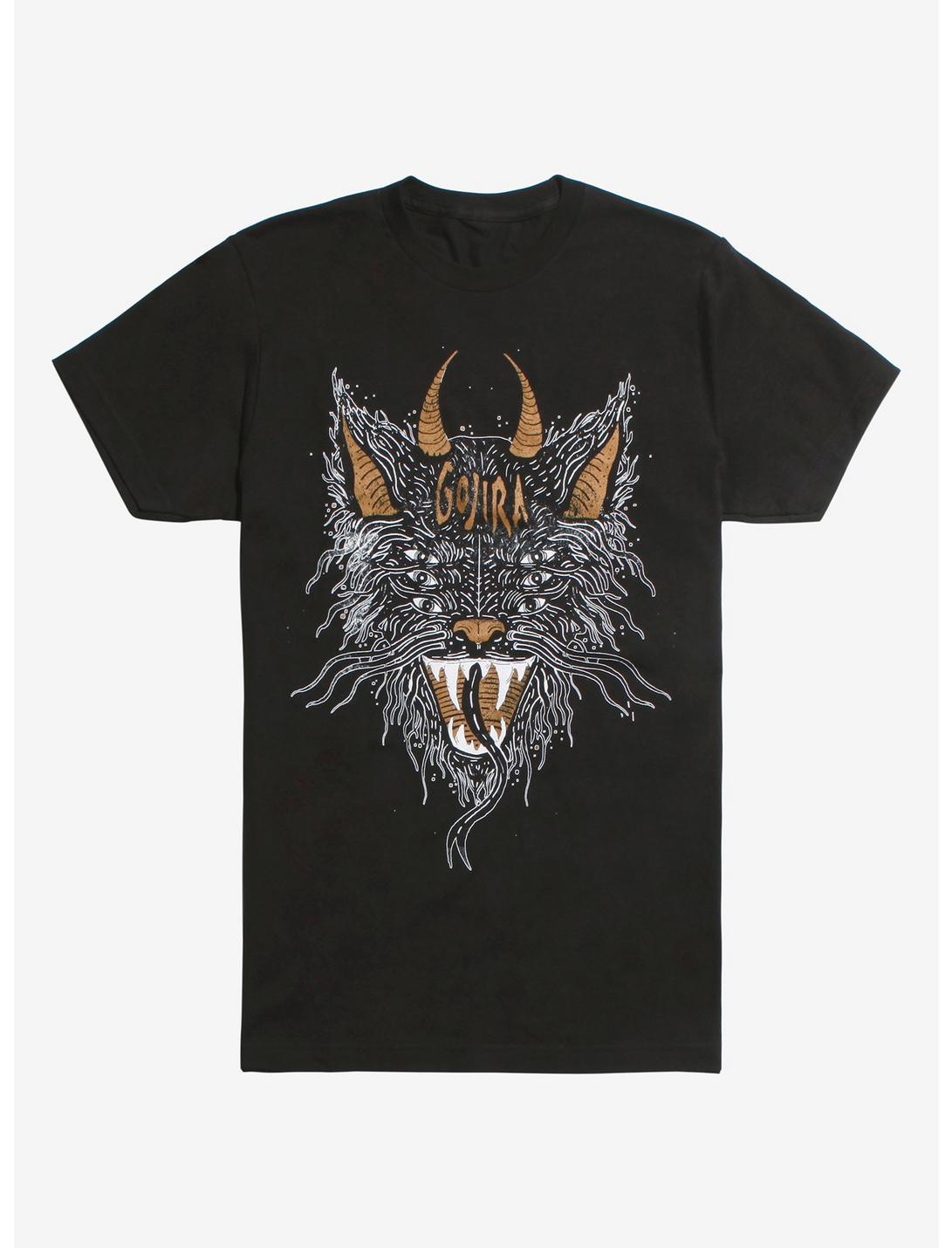 Gojira 6-Eyed Cat T-Shirt, BLACK, hi-res