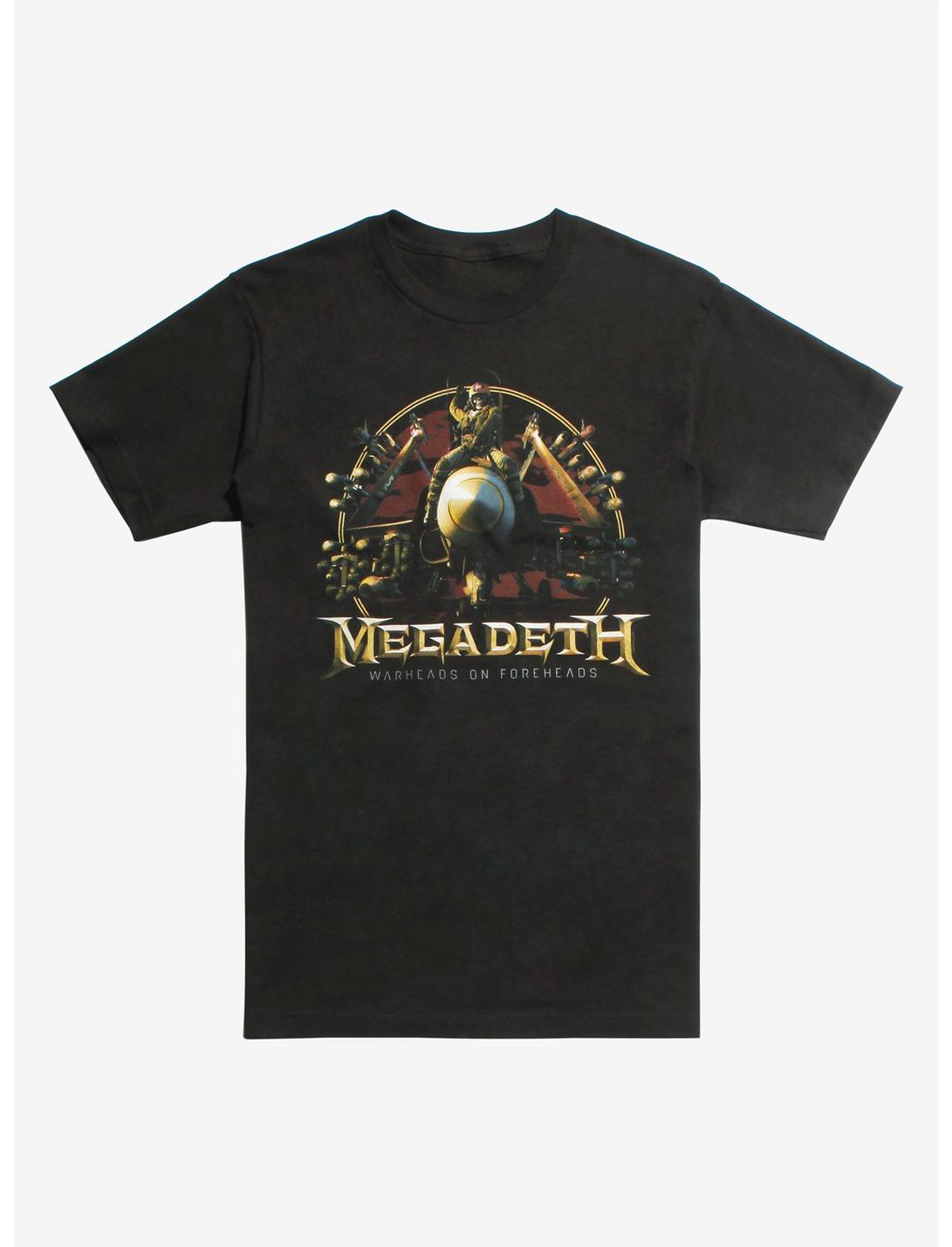 Megadeth Warheads On Foreheads T-Shirt, BLACK, hi-res
