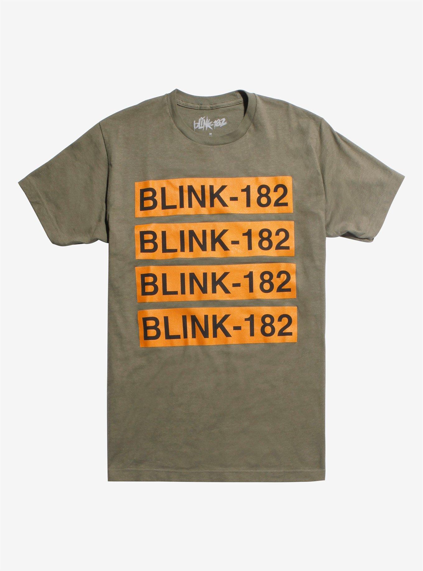 Blink-182 Orange Block T-Shirt | Hot Topic