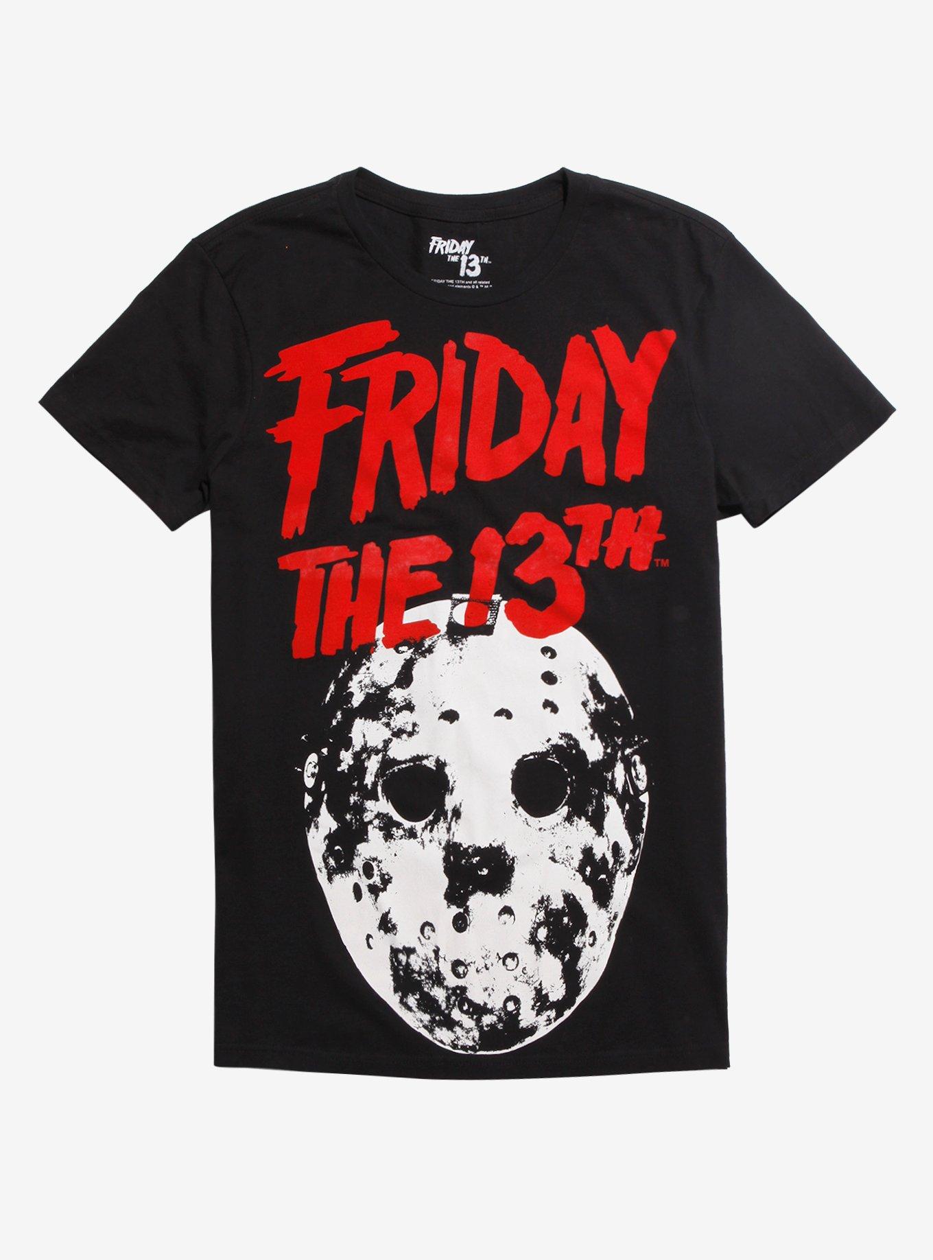 tobak At afsløre Udgangspunktet Friday The 13th Red Logo T-Shirt | Hot Topic