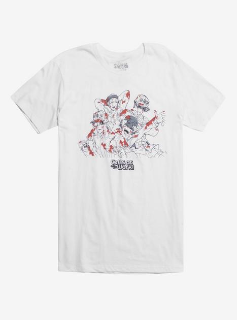 Cells At Work White Blood Cells Splatter T-Shirt | Hot Topic