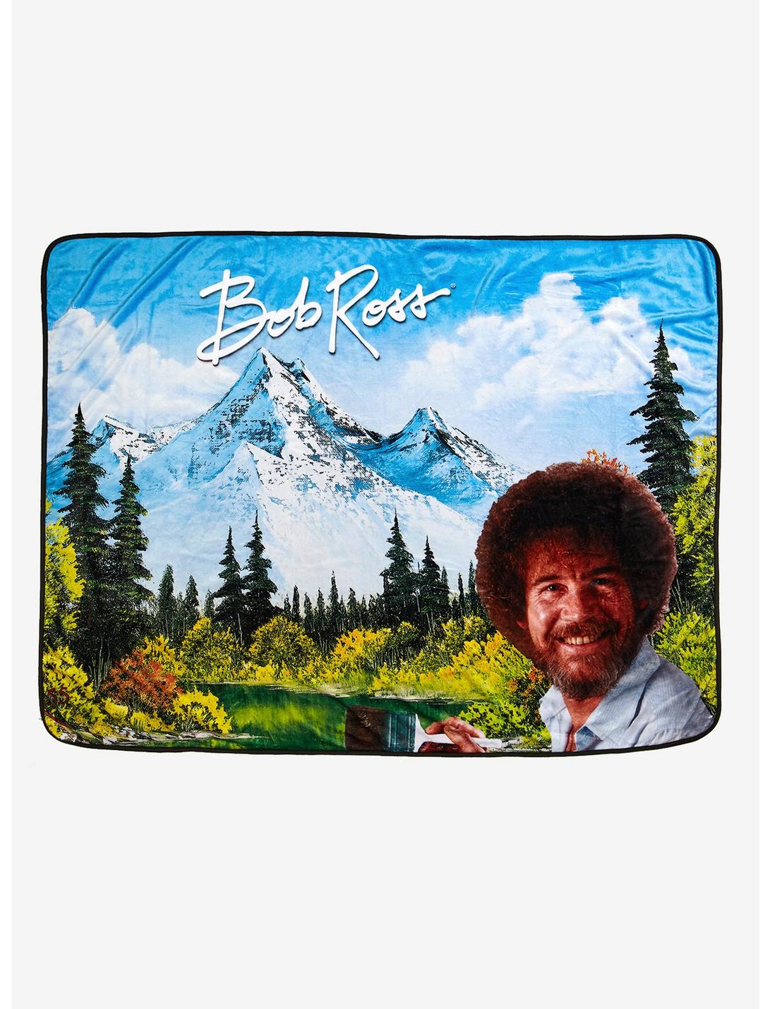 Bob Ross Painting Throw - BoxLunch Exclusive, , hi-res