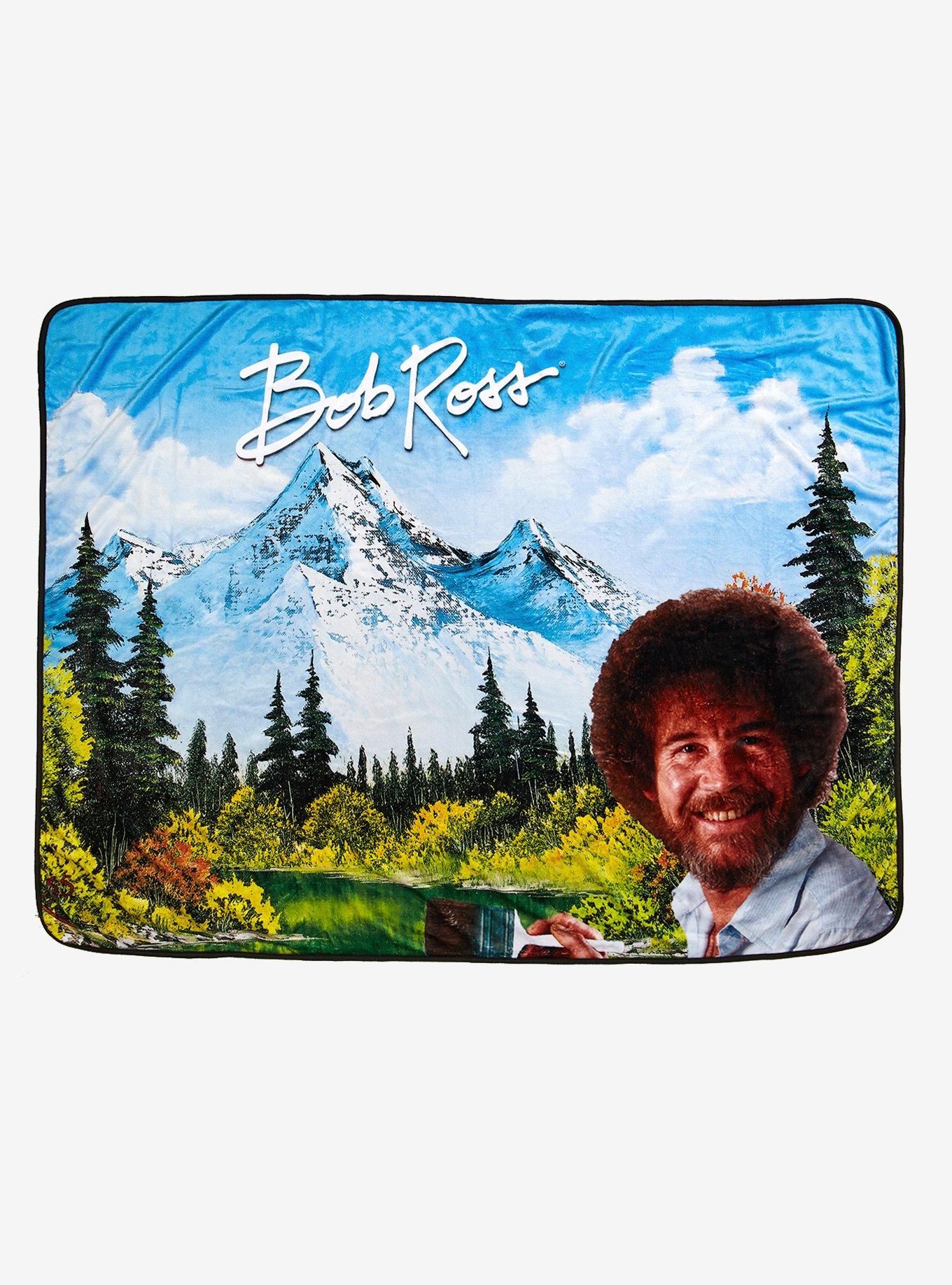 Bob Ross Painting Throw - BoxLunch Exclusive, , hi-res