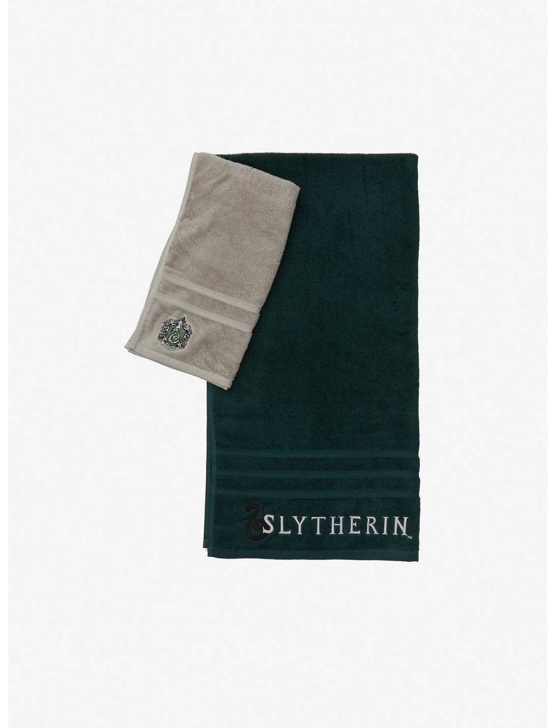 Harry Potter Slytherin Towel Set - BoxLunch Exclusive, , hi-res