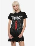 Slipknot Red Logo Girls T-Shirt, BLACK, hi-res