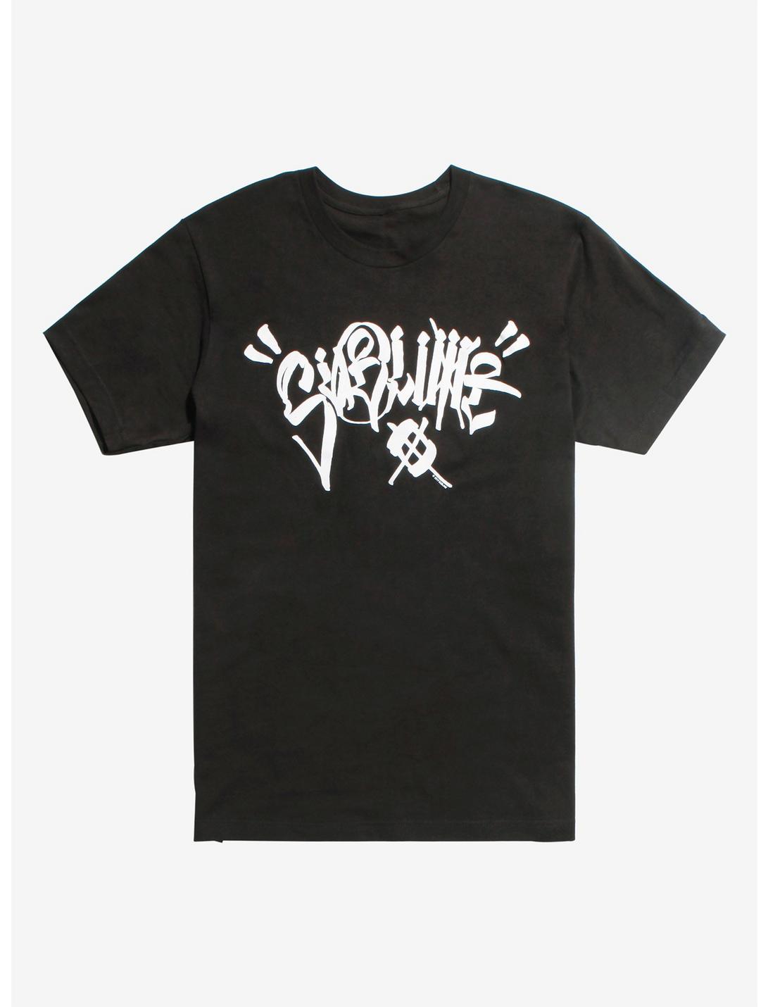 Sublime Graffiti Logo T-Shirt, BLACK, hi-res