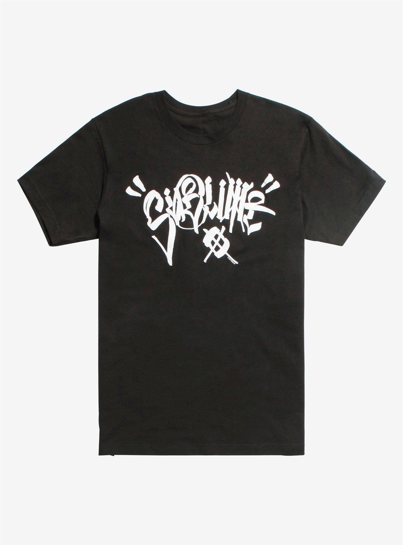 Sublime Graffiti Logo T-Shirt, BLACK, hi-res