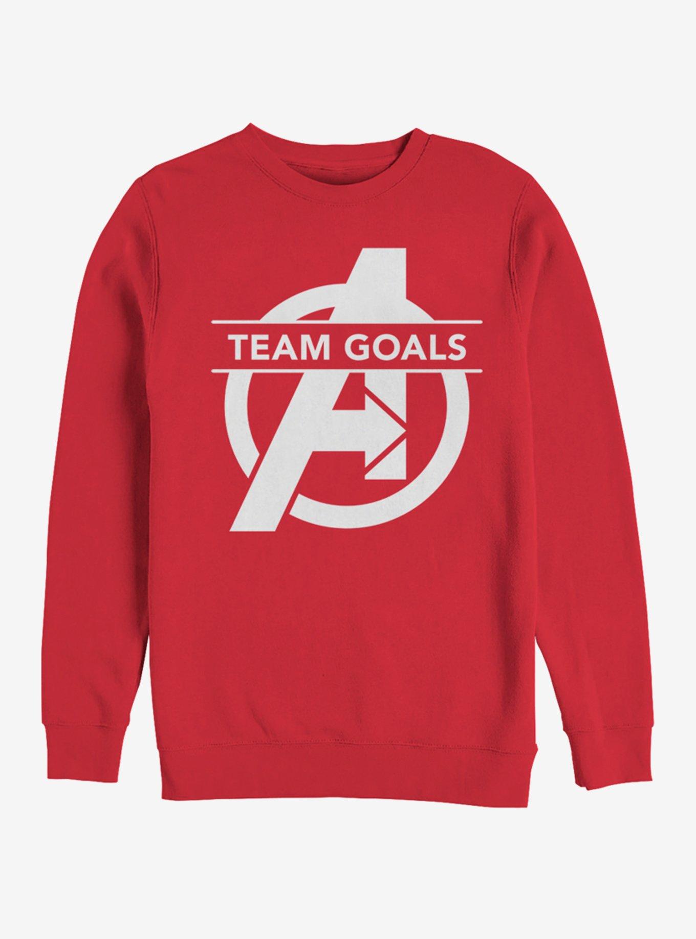 Marvel Avengers: Endgame Team Goals Red Sweatshirt, RED, hi-res