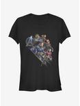 Marvel Avengers: Endgame Avengers Assemble Girls T-Shirt, BLACK, hi-res