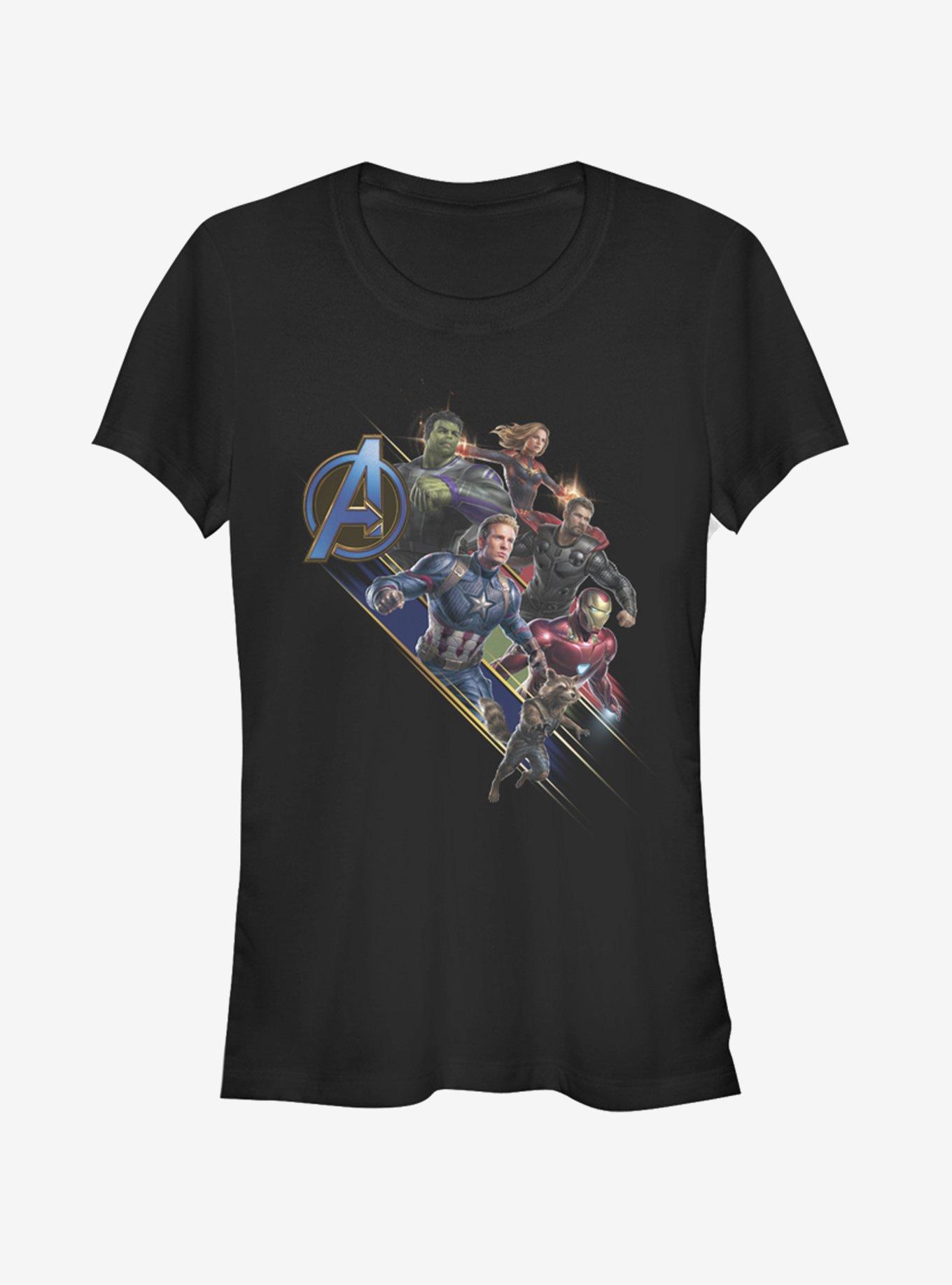 Marvel Avengers: Endgame Avengers Assemble Girls T-Shirt, BLACK, hi-res