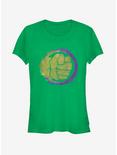 Marvel Avengers: Endgame Hulk Spray Logo Girls Kelly Green T-Shirt, KELLY, hi-res