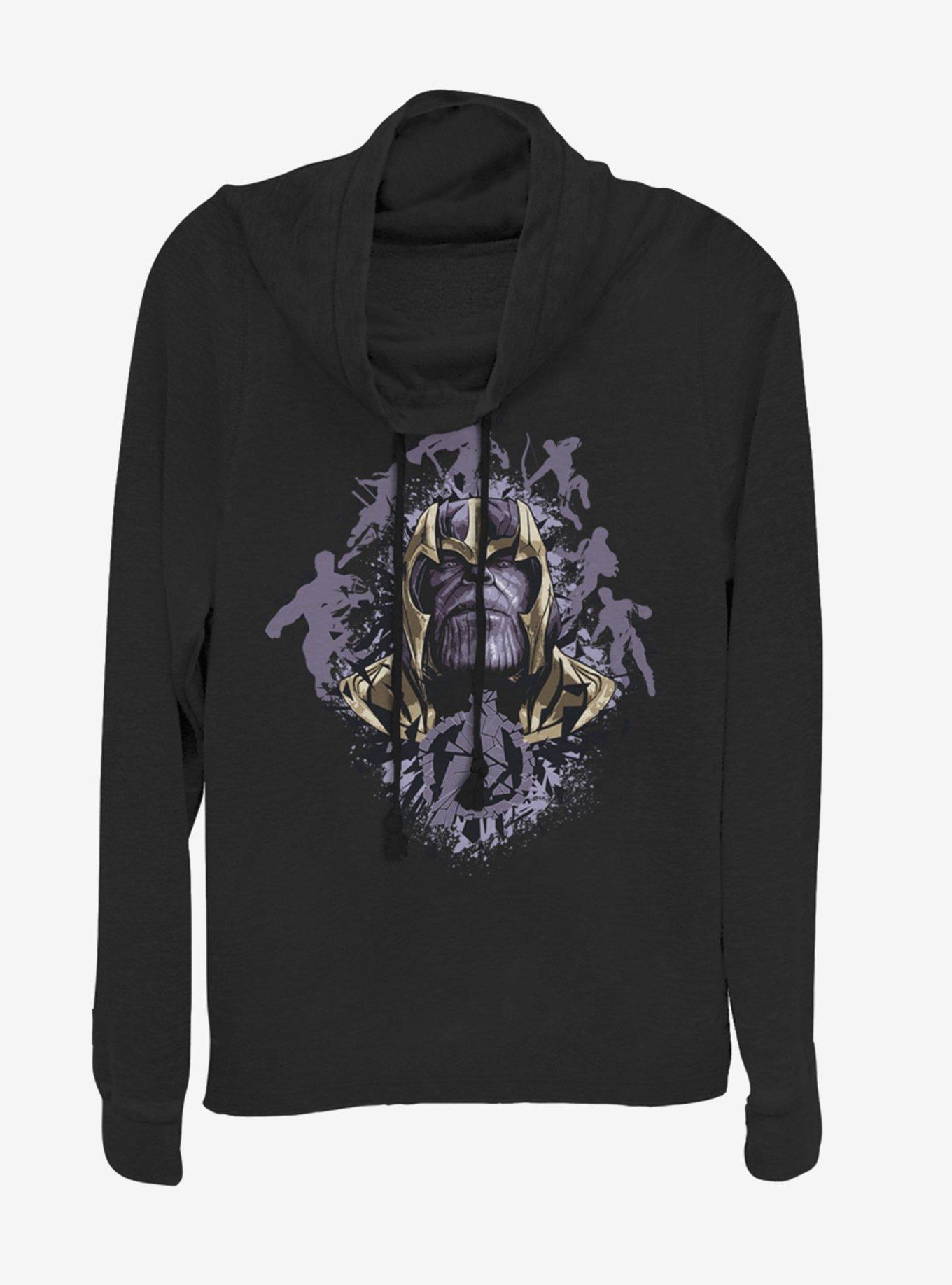 Marvel Avengers: Endgame Thanos Action Endgame Cowlneck Long-Sleeve Girls Top, , hi-res