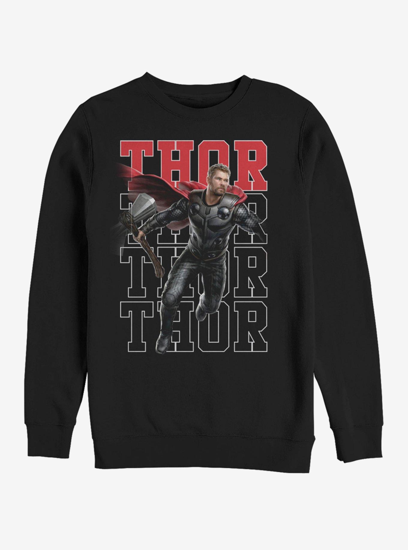 Marvel Avengers: Endgame Heroic Shot Thor Sweatshirt, , hi-res