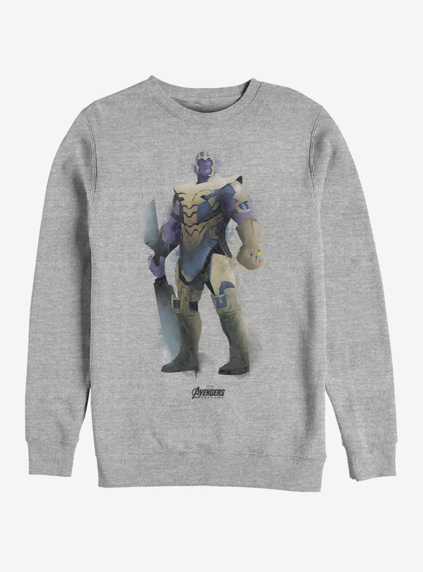 Marvel Avengers: Endgame Thanos Paint Heathered Sweatshirt, , hi-res