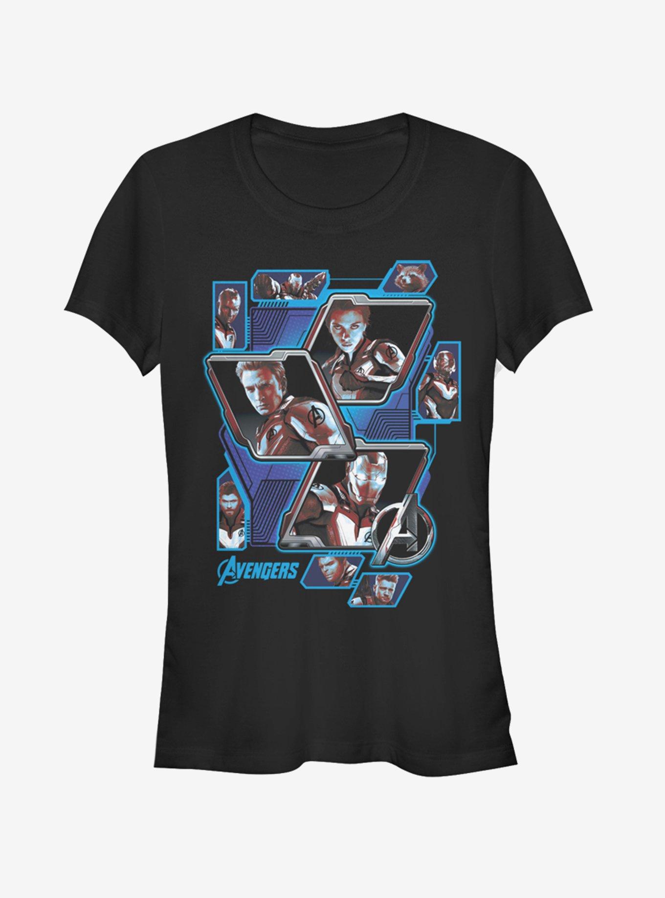 Marvel Avengers: Endgame Avengers Panel Shot Girls T-Shirt, , hi-res