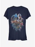 Marvel Avengers: Endgame Group Poster Girls T-Shirt, NAVY, hi-res