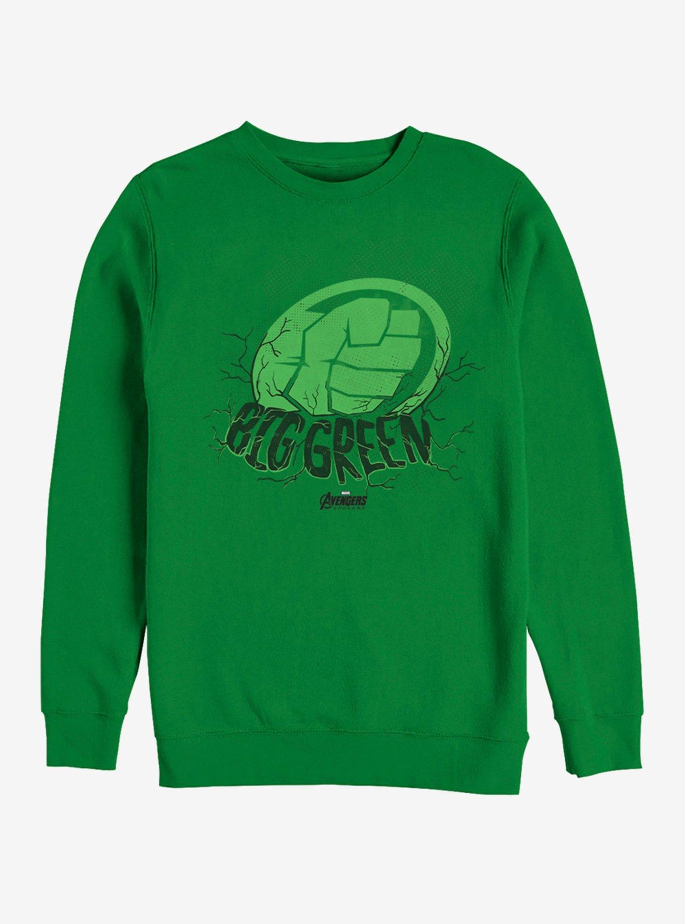 Marvel Avengers: Endgame Big Green Kelly Green Sweatshirt, , hi-res