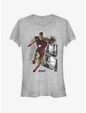 Marvel Avengers: Endgame Iron Man Panels Girls Heathered T-Shirt, , hi-res