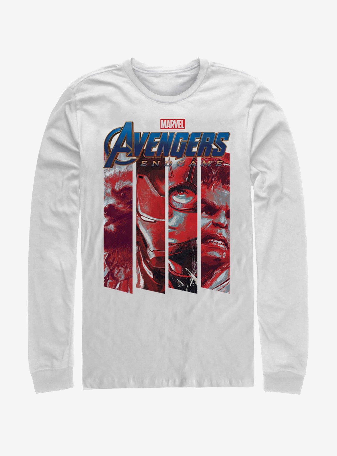 Marvel Avengers: Endgame Four Strong White Long-Sleeve T-Shirt