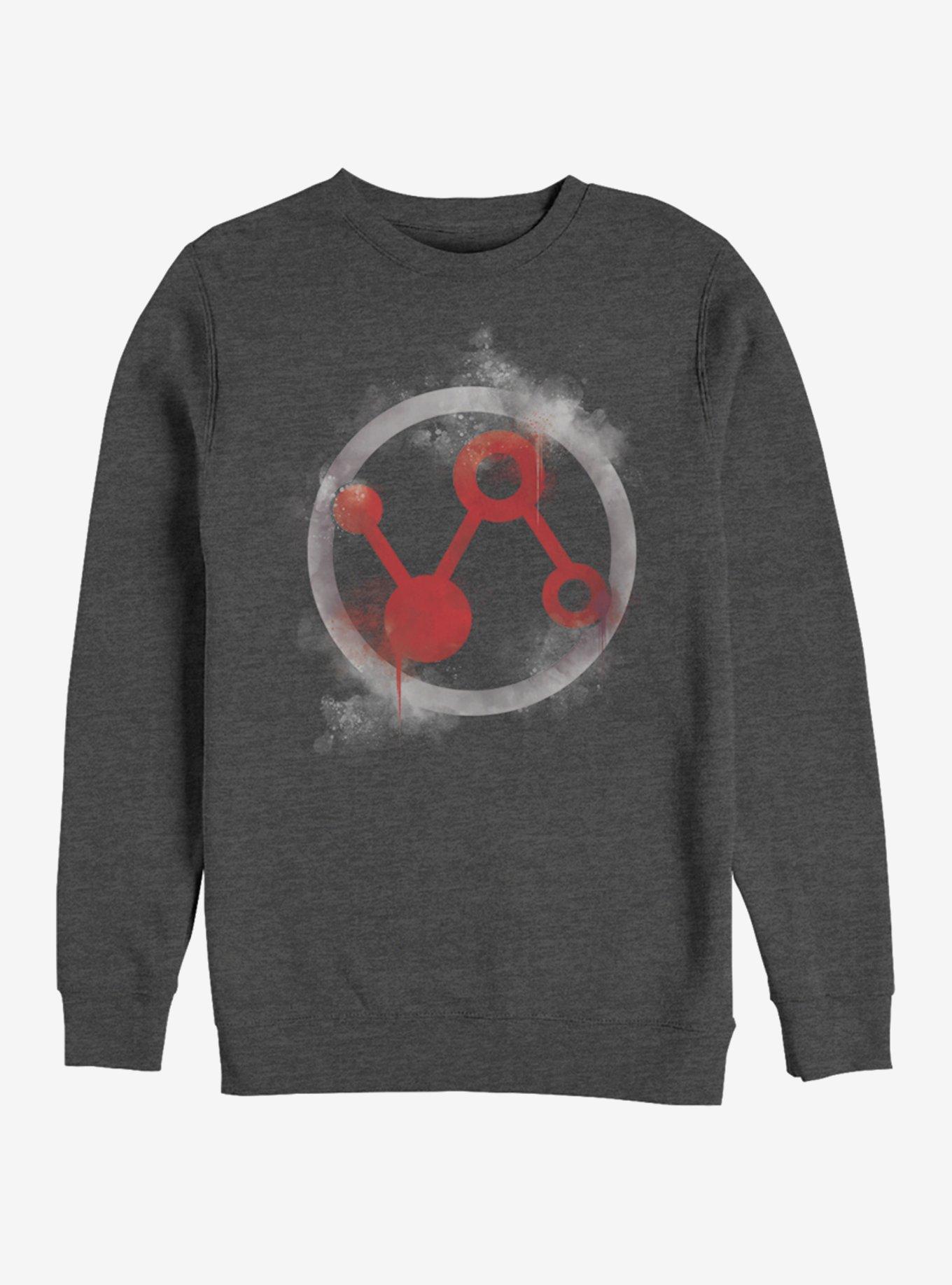 Marvel Avengers: Endgame Ant-Man Spray Logo Charcoal Grey Sweatshirt, , hi-res