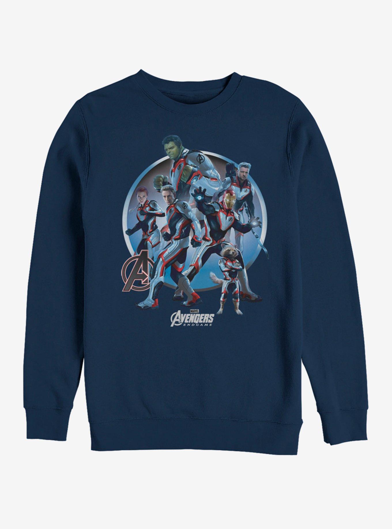 Marvel Avengers: Endgame Unite Navy Blue Sweatshirt, NAVY, hi-res