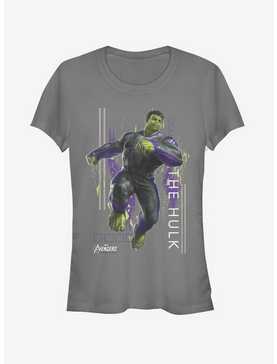 Marvel Avengers: Endgame Hulk Motion Girls Charcoal Grey T-Shirt, , hi-res