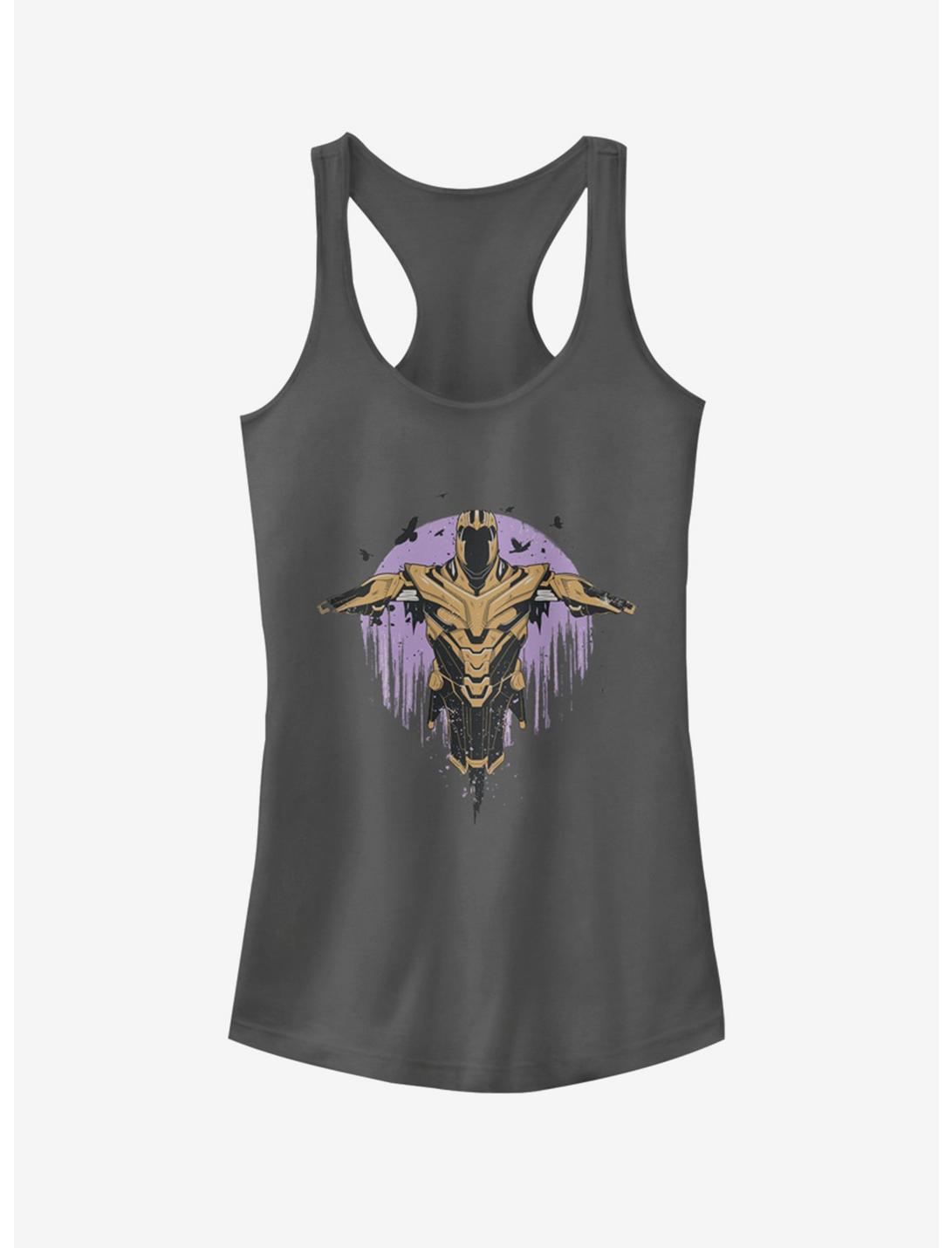 Marvel Avengers: Endgame Scarecrow Thanos Girls Charcoal Grey Tank Top, CHARCOAL, hi-res