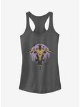 Marvel Avengers: Endgame Scarecrow Thanos Girls Charcoal Grey Tank Top, CHARCOAL, hi-res