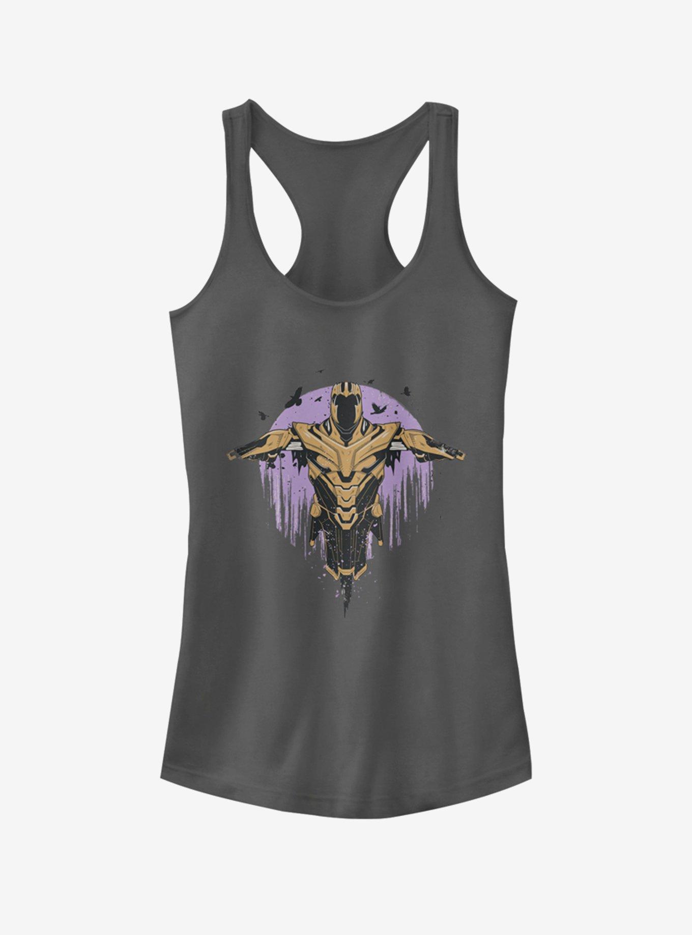 Marvel Avengers: Endgame Scarecrow Thanos Girls Charcoal Grey Tank Top, , hi-res