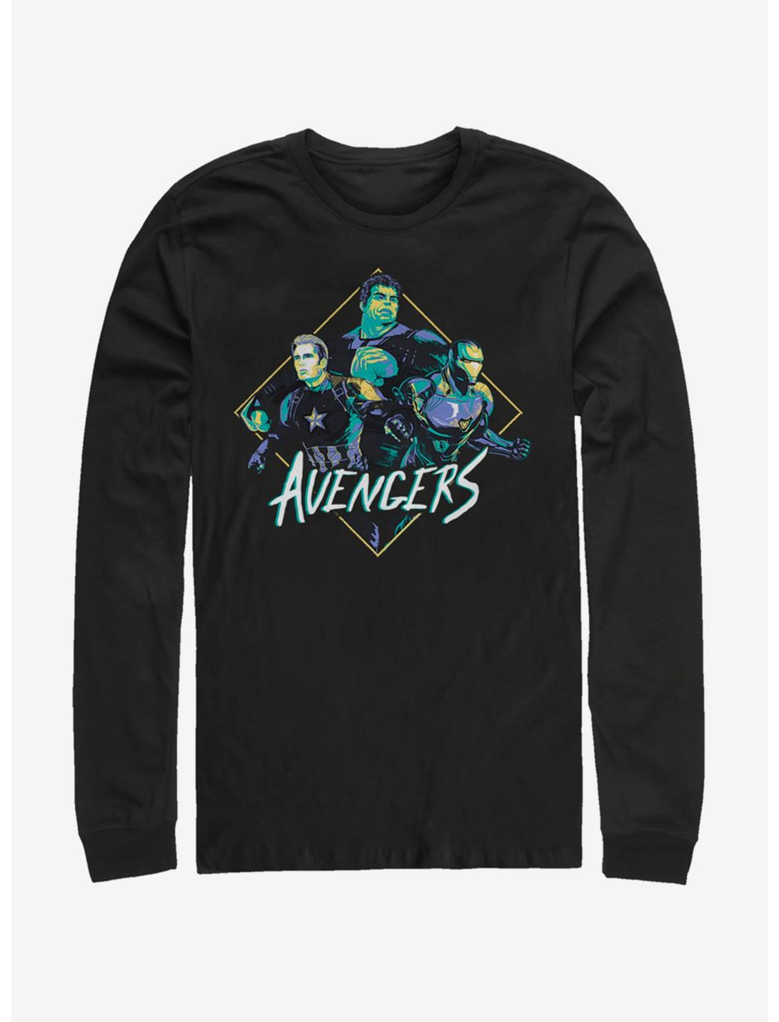 Marvel Avengers: Endgame Rad Trio Long-Sleeve T-Shirt, BLACK, hi-res