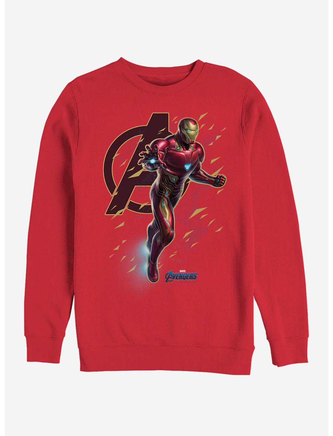 Marvel Avengers: Endgame Suit Flies Red Sweatshirt, RED, hi-res
